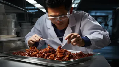 在食品检测中，如何评估梅子利口酒的保质期和储存稳定性？